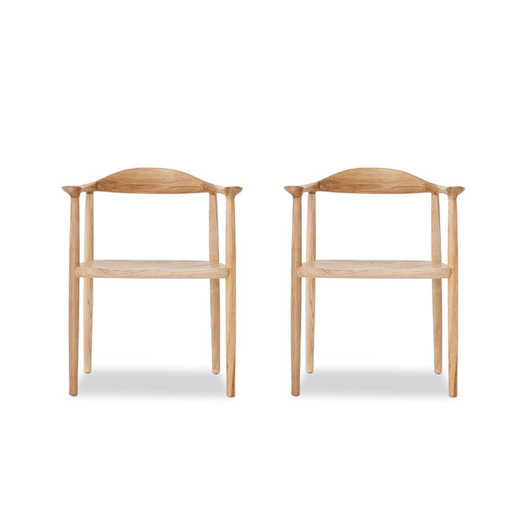 ULTORU Solid Wood Armchair Dining Chair | Wayfair